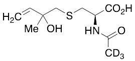 (R,S)-N-Acetyl-S-(2-hydroxy-2-methyl-3-buten-1-yl)-L-cysteine-d3 (90%)