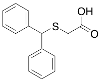 2-[(Diphenylmethyl)thio]acetic Acid