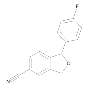 rac-1-(4-Fluorophenyl)-1,3-dihydroisobenzofuran-5-carbonitrile