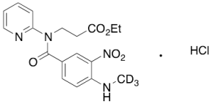 N-[4-(Methylamino)-3-nitrobenzoyl]-N-2-pyridinyl-Beta-alanine-d3 Ethyl Ester Hydrochloride