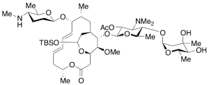 4,17-Dioxabicyclo[12.3.2]nonadecane-18-O-tert-butyldimethylsilyl N-Desmethyl Spiramycin I 2A-Acetate