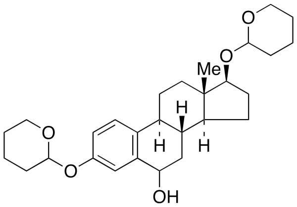 (17Beta)-3,17-Bis[(tetrahydro-2H-pyran-2-yl)oxy]-estra-1,3,5(10)-trien-6-ol (Mixture of Diasteromers)
