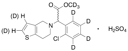 rac Clopidogrel-d8 Hydrogen Sulfate (Major)