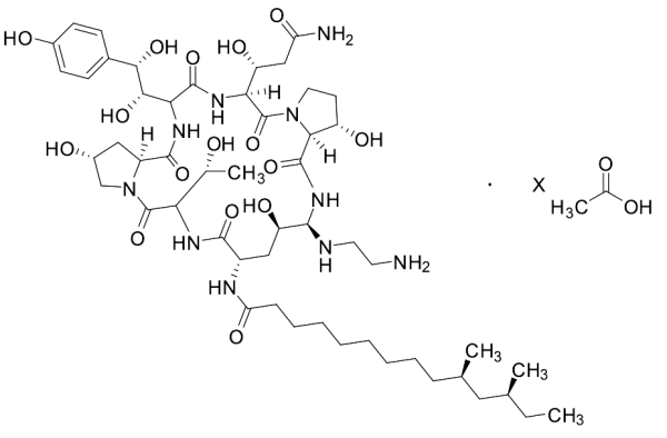 Caspofungin 5-(threo-3-hydroxy-4-oxo-L-ornithine) Acetate (>85%)
