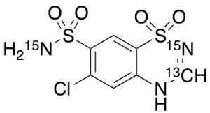 Chlorothiazide-13C,15N2