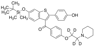 6-tert-Butyldimethylsilyl-4’-hydroxy Raloxifene-d4