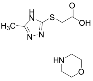 [(5-Methyl-1H-1,2,4-triazol-3-yl)thio]acetate Morpholine