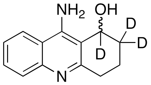 9-Amino-1,2,3,4-tetrahydroacridin-1-ol-d3