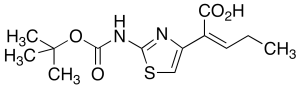 (Z)-2-[[(1,1-Dimethylethoxy)carbonyl]amino]-Alpha-propylidene-4-thiazoleacetic Acid