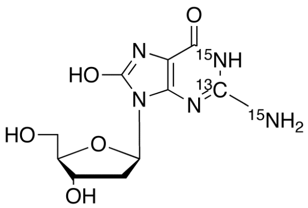 8-Oxo-2’-deoxyguanosine-13C,15N2