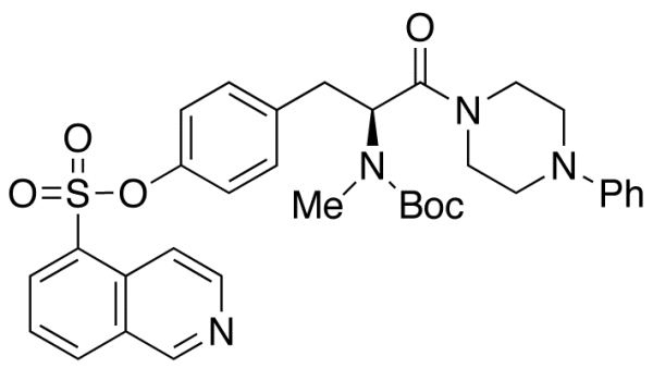 1-[(S)-O-(5-Isoquinolinesulfonyl)-N-tert-boc-N-methyltyrosyl]-4-phenyl-piperazine