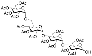 6-a-D-Glucopyranosyl Maltotriose Tridecaacetate