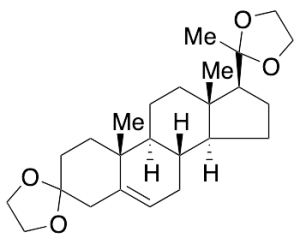 Pregn-5-ene-3,20-dione Bis(cyclic ethylene acetal)