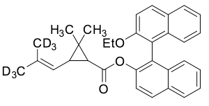 2'-Ethoxy-[1,1'-binaphthalen]-2-yl -2,2-dimethyl-3-(2-methylprop-1-en-1-yl)cyclopropane-1-carboxylate-D6