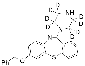 7-Benzyloxy-N-des[[2-(2-hydroxy)ethoxy]ethyl] Quetiapine-d8