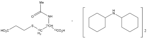 N-Acetyl-S-(2-carboxyethyl)-L-cysteine-13C3 Bis(dicyclohexylamine) Salt