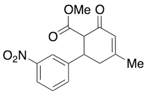 Methyl 4-Methyl-6-(3-nitrophenyl)-2-oxo-cyclohex-3-enyl Carboxylate(Mixture of Diastereomers)