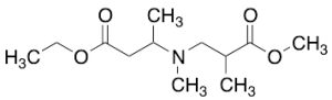 Ethyl 3-((3-Methoxy-2-methyl-3-oxopropyl)(methyl)amino)butanoate