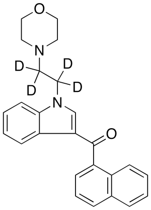 1-[2-(4-Morpholinyl)ethyl-d4]-3-(1-naphthoyl)indole JWH 200-d4