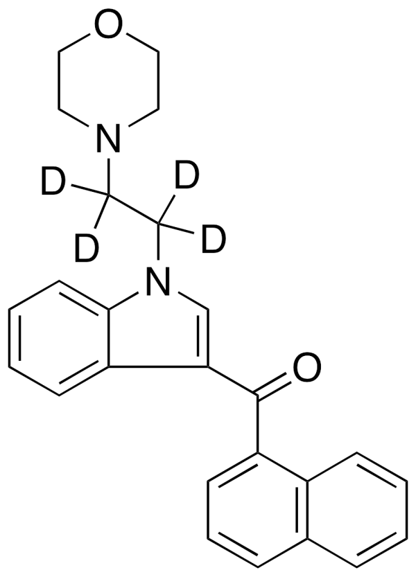 1-[2-(4-Morpholinyl)ethyl-d4]-3-(1-naphthoyl)indole JWH 200-d4