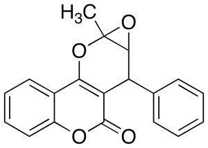rac-2-Methyl-2,3-epoxy-4-phenyl-4H-pyrano[3,2-c]benzopyran-5-one