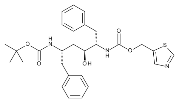 N-[(1S,2S,4S)-4-[[(1,1-Dimethylethoxy)carbonyl]amino]-2-hydroxy-5-phenyl-1-(phenylmethyl)pentyl]carbamic Acid 5-Thiazolylmethyl Ester