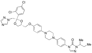(2S,4R)-Itraconazole (Mixture of Diastereomers)