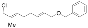 8-Chloro-7-methylocta-2,6-dien-1-yl)oxy)methyl)benzene