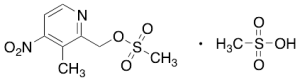 2-(Mesyloxymethyl)-3-methyl-4-nitropyridine Methanesulfonate