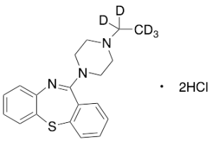11-(4-Ethyl-1-piperazinyl)-dibenzo[b,f][1,4]thiazepine-D5 Dihydrochloride