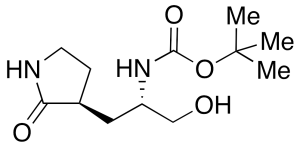 N-[(1S)-1-(Hydroxymethyl)-2-[(3S)-2-oxo-3-pyrrolidinyl]ethyl]-carbamic Acid tert-Butyl Ester