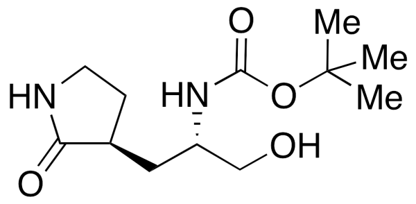 N-[(1S)-1-(Hydroxymethyl)-2-[(3S)-2-oxo-3-pyrrolidinyl]ethyl]-carbamic Acid tert-Butyl Ester