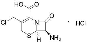 Des-(2-(2-Aminothiazol-4-yl)-2-(hydroxyimino)acetaldehyde) 3-(Chloromethyl) Cefdinir Hydrochloride Salt (>80%)