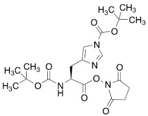 Boc-his(1-boc)-osu