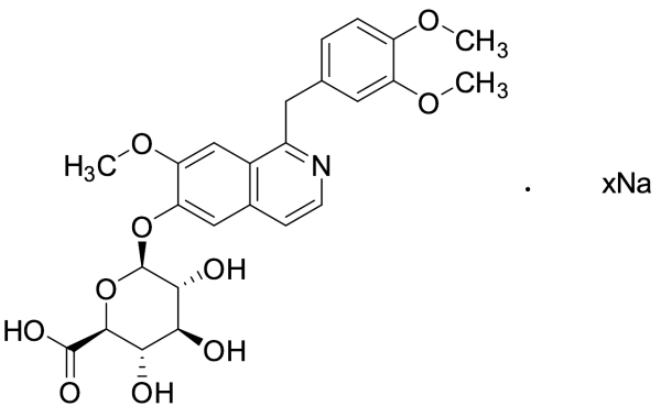 6-Demethyl Papaverine b-D-Glucuronide Sodium Salt