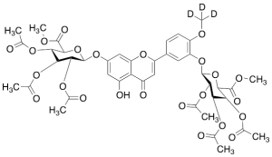 Diosmetin 3’,7-Di(2,3,4-tri-O-acetyl-D-glucuronic Acid Methyl Ester)-d3
