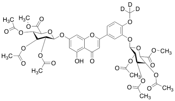 Diosmetin 3’,7-Di(2,3,4-tri-O-acetyl-D-glucuronic Acid Methyl Ester)-d3