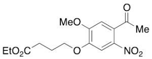 4-(4-Acetyl-2-methoxy-5-nitrophenoxy)-butanoic Acid Ethyl Ester