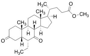 Methyl (5b,6a)-6-Ethyl-3,7-dioxo-cholan-24-oic Acid Ester