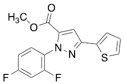 Methyl 1-(2,4-Difluorophenyl)-3-(thiophen-2-yl)-1H-pyrazole-5-carboxylate