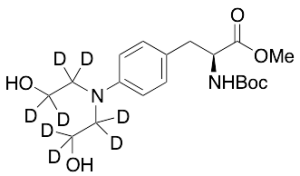 N-Boc-4-[bis(2-hydroxyethyl-d4)amino]-L-phenylalanine Methyl Ester