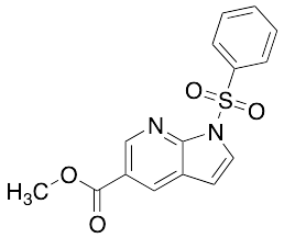 Methyl 1-(Phenylsulfonyl)-1H-pyrrolo[2,3-b]pyridine-5-carboxylate