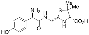 (4S)-2-[[[(2R)-2-Amino-2-(4-hydroxyphenyl)acetyl]amino]methyl]-5,5-dimethyl-4-thiazolidinecarboxylic Acid (Mixture of Diastereomers)