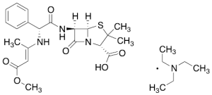 (2S,5R,6R)-6-[[(2R)-[(3-Methoxy-1-methyl-3-oxo-1-propenyl)amino]phenylacetyl]amino]-3,3-dimethyl-7-oxo-4-Thia-1-azabicyclo[3.2.0]heptane-2-carboxylic Acid Triethylamine