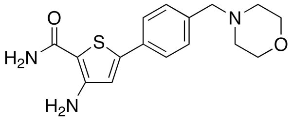 3-Amino-5-[4-(morpholin-4-ylmethyl)phenyl]thiophene-2-carboxamide