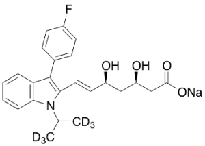 Fluvastatin-d6 Sodium Salt