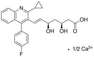 (3S,5R,6E)-7-[2-Cyclopropyl-4-(4-fluorophenyl)-3-quinolinyl]-3,5-dihydroxy-6-heptenoic Acid Calcium Salt