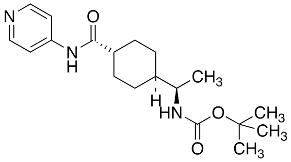 (1R)-trans-4-[N-Boc-1-aminoethyl]-N-4-pyridinyl-cyclohexanecarboxamide (~90% R)