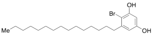 4-Bromo-5-pentadecylbenzene-1,3-diol
