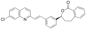 (3S)-3-[3-[(1E)-2-(7-Chloro-2-quinolinyl)ethenyl]phenyl]-4,5-dihydro-2-benzoxepin-1(3H)-one